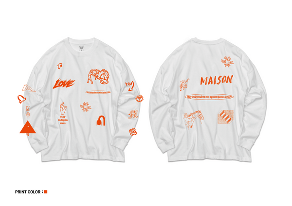 TENTO. Graphic LongSleeve  – stay independent –