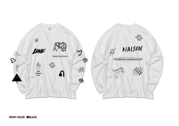 TENTO. Graphic LongSleeve  – stay independent –