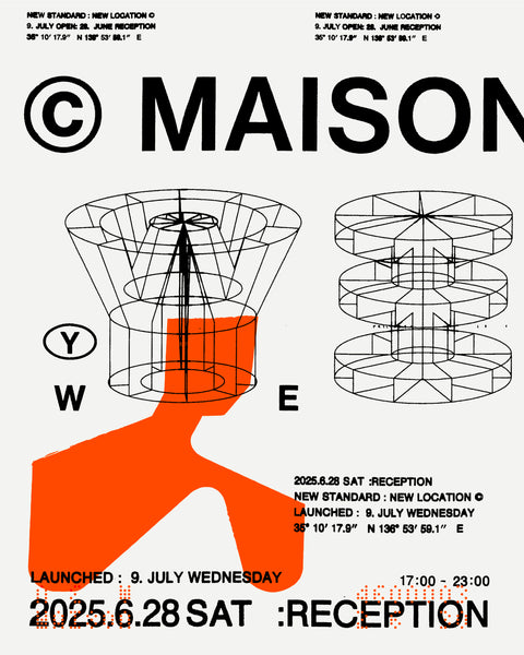 MAISON YWE. Reception Tenugui  – ALL RIGHTS RESERVED –