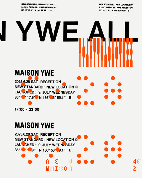 MAISON YWE. Reception Tenugui  – ALL RIGHTS RESERVED –