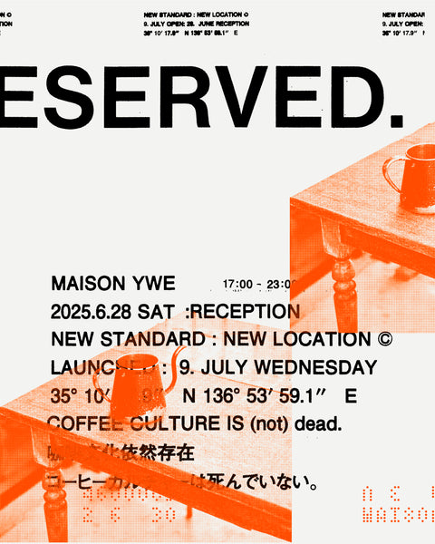 MAISON YWE. Reception Tenugui  – ALL RIGHTS RESERVED –